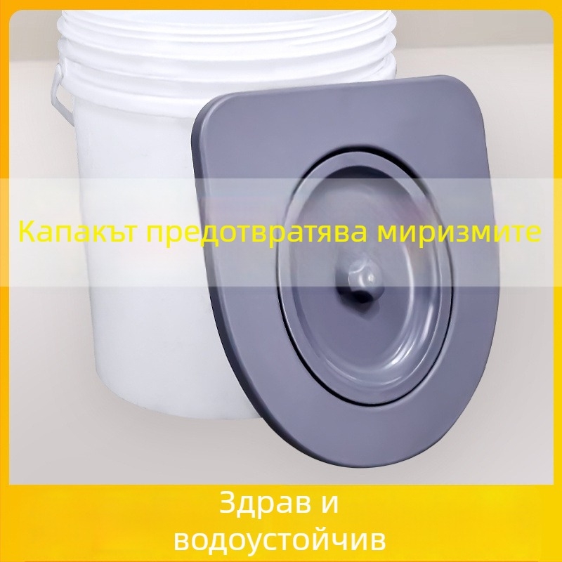 Универсална седалка за тоалетна с капак, дебелена и преносима за възрастни • Материал: ПП дъска • Стил: стандартен/модерен/минималистичен • Произход: Хебей