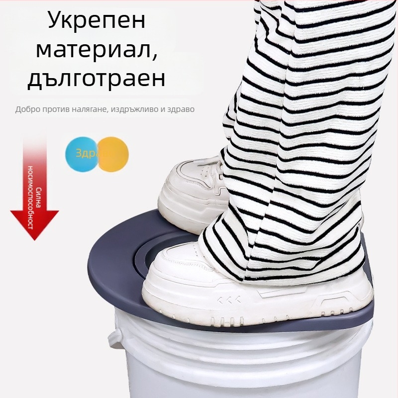 Универсална седалка за тоалетна с капак, дебелена и преносима за възрастни • Материал: ПП дъска • Стил: стандартен/модерен/минималистичен • Произход: Хебей