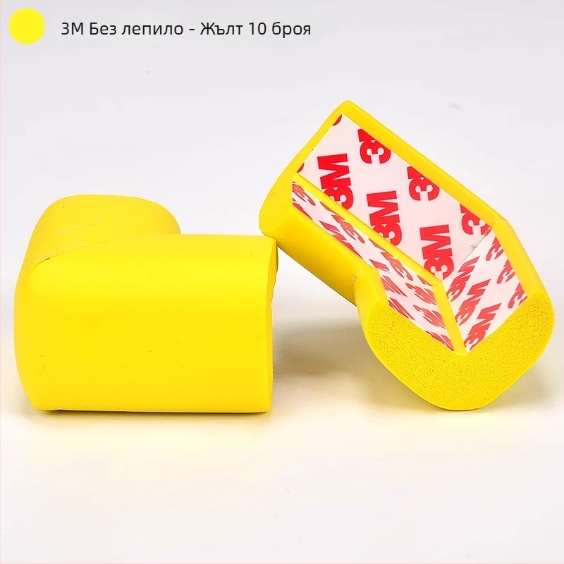 Детски протектор за ъгъл на маса - Правоъгълен ъгъл, 200 бр., Без внос, Без марка