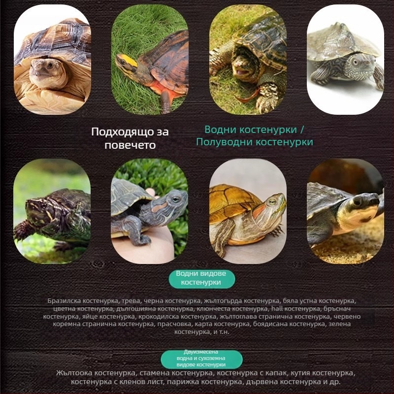 Гранулирана храна за костенурки – аквариумна храна за водни и сухоземни костенурки, не е внесена