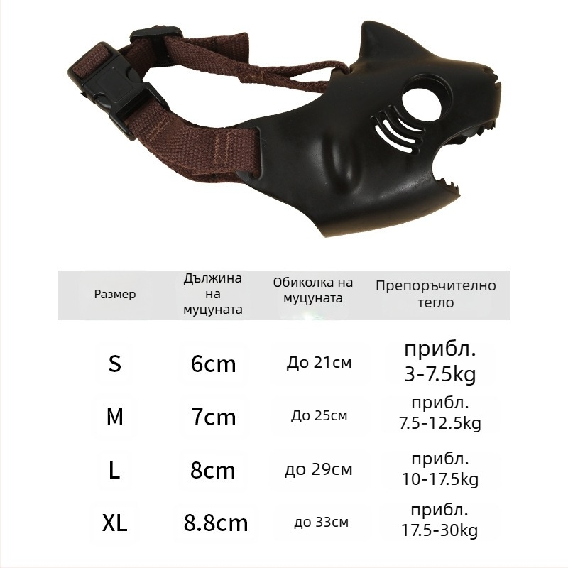 Кучешка муцуна от TPR — марка Dog Overlord, комплект 100 броя