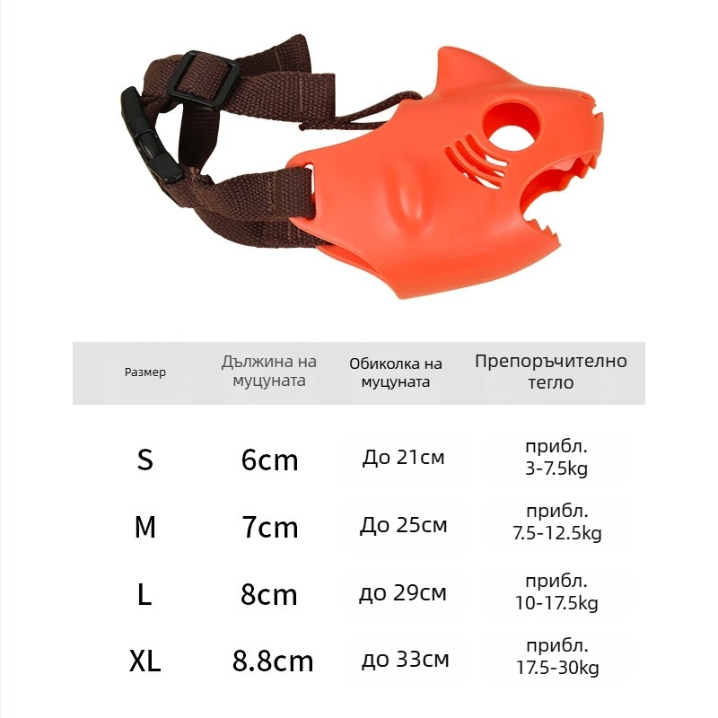 Кучешка муцуна от TPR — марка Dog Overlord, комплект 100 броя