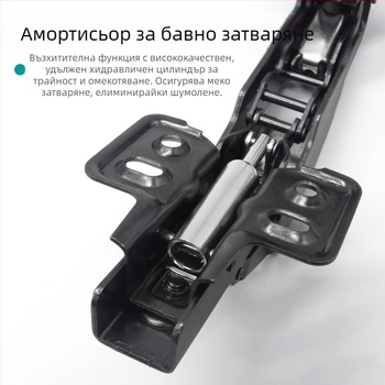 Панта за шкафна врата, 180° алуминиева рамка, Lei Qi