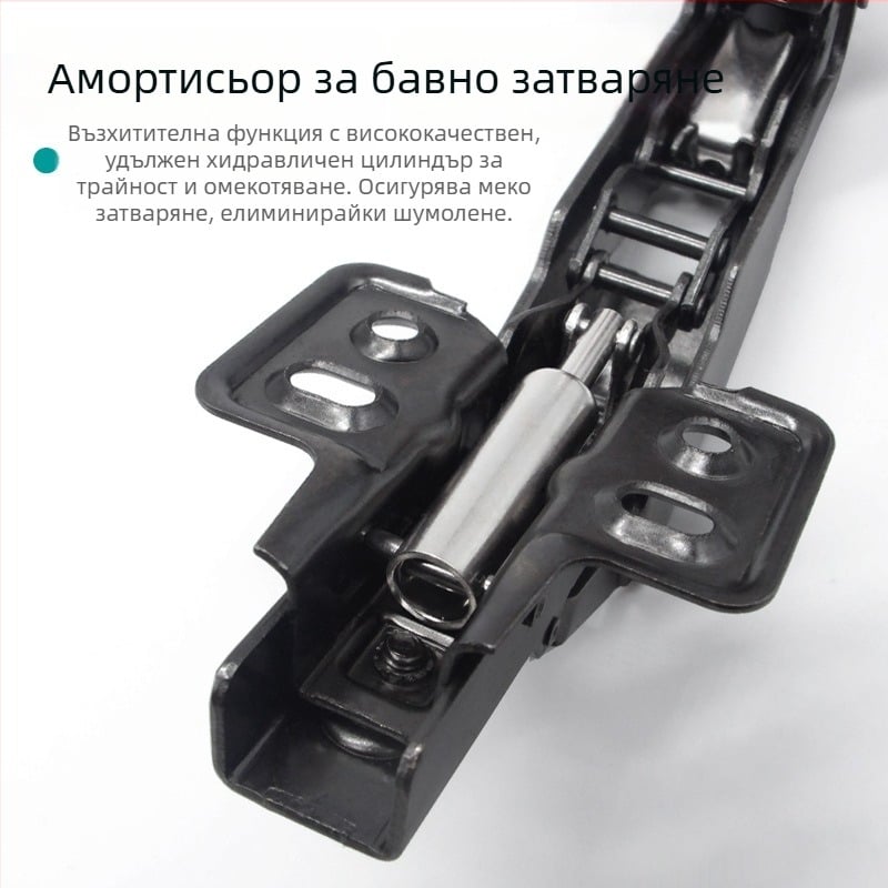 Панта за шкафна врата, 180° алуминиева рамка, Lei Qi