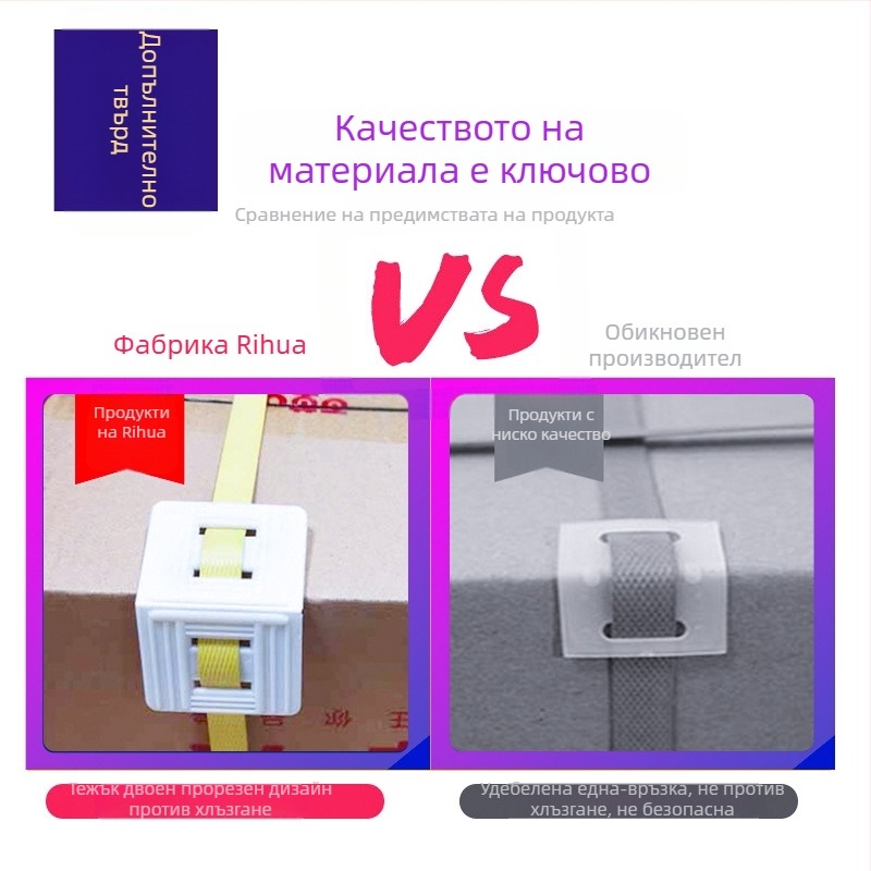 Опаковъчни ъглови предпазители от PP и противоплъзващи се закопчалки за индустриално опаковане — типове L20/L32, паперови ъглови предпазители 10 cm и 5 cm, тежък стил 50 mm