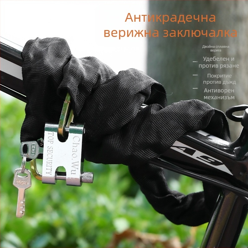Мотоциклетна верижна брава, YUUISD, модел 5015 квадратна глава, метална конструкция, антихидравлично срязване, тегло 0,8