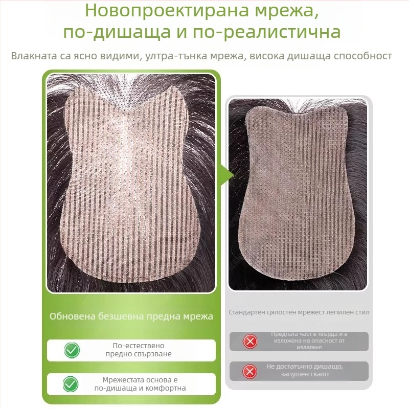 Mei Zhi Zhi GM911/GM9511 Високотемпературна коприна – права коса-перука за жени