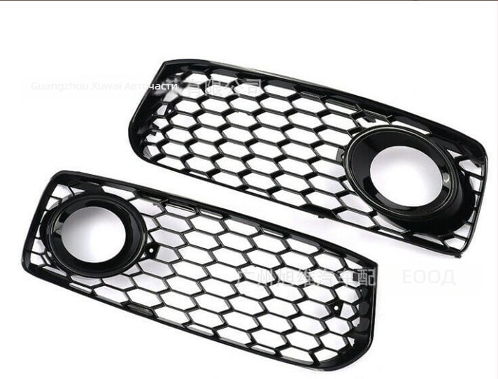 Рамка за фарове за мъгла и долна решетка за Audi A5/S5/B8 RS5 S-Line 2-дверно купе — ABS пластмаса, персонализирана обработка