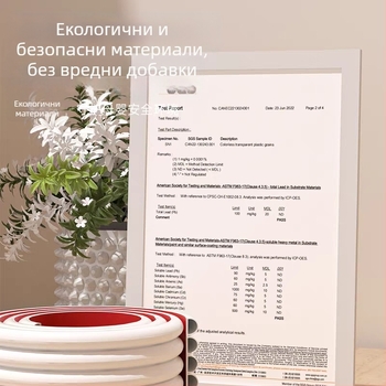 PVC куха буферна лента за ръба на масата, самозалепваща, защита на ръба, 200 комплекта