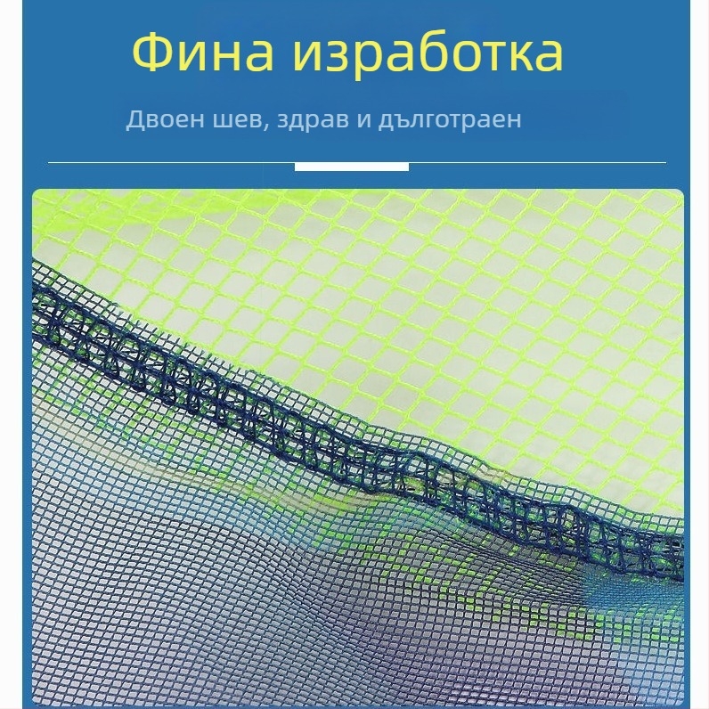 Алуминиева глава за риболовна мрежа с цветна Nano мрежа, дълбока, лека и бързосъхнеща.
