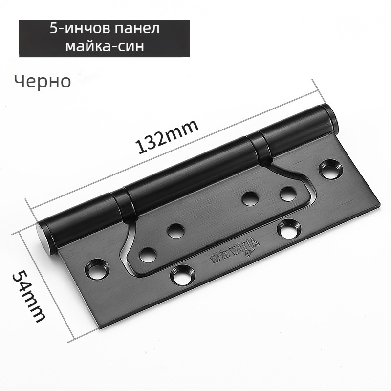 Панта за врати от 201 неръждаема стомана, плоска, без прорези, за дървени врати