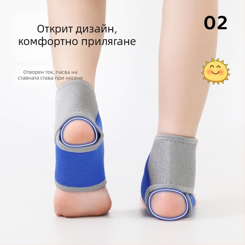 AB071 Детски протектор за глезена за спортове на открито, дишаща OK композитна тъкан, Velcro лепенка, защита срещу усукване, за всички сезони