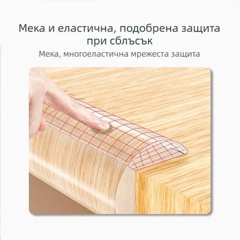 Zuo Gang Прозрачен силиконов противоударен кант за ръбове на маси и ъгли на стени, без мирис