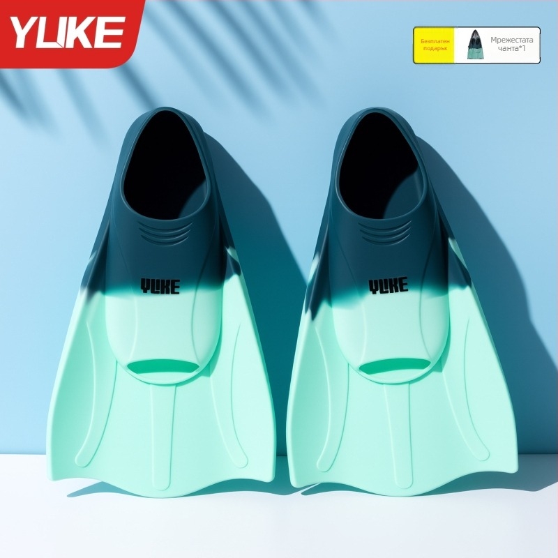 Силиконови къси плавници за плуване – професионална тренировка, марка Yuke, модел JP624