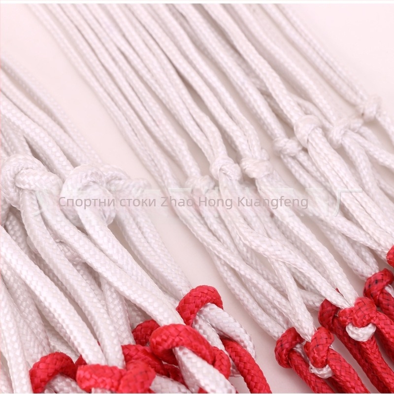 Найлонова баскетболна мрежа за табло за състезателни мачове, съвместима с постове и стойки, без печат на лого