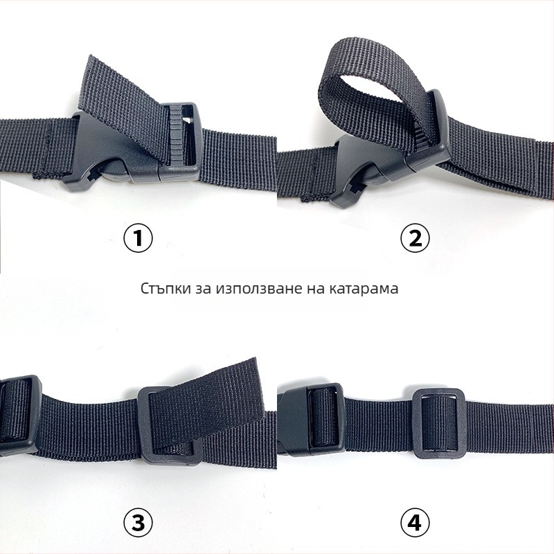 Лента за закопчаване - PP+POM смесен материал, марка He Lai, номер на продукта: Insert Buckle Fastening Strap