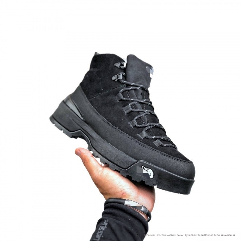 Трейл обувки за бягане – висок върх, замшево горнище, EVA средна подметка, противохлъзгаща гумена подметка, закръглен нос