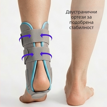 Chaochi глезенна поддържаща лента с гел пакет за възстановяване след навяхване, компресионна поддръжка за глезен, регулируема защита