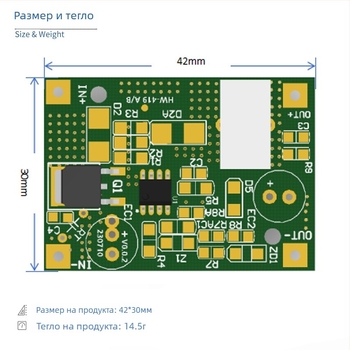 Zhichuang DC понижаващ модул за захранване, широк вход 9–120V, изход 5V/12V, до 3A