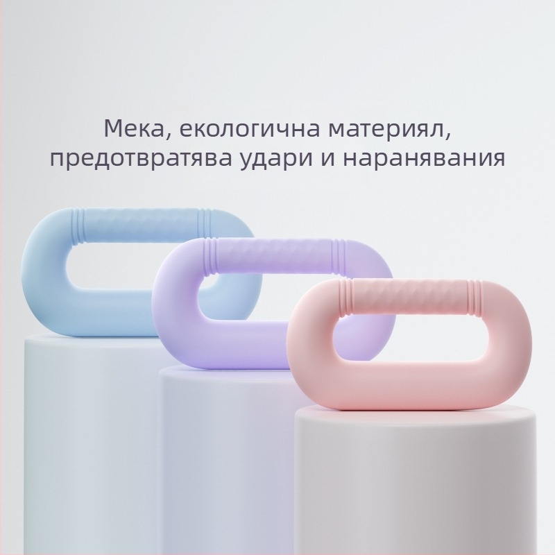 Дъмбел пръстен за домашна употреба – PVC и железен пясък, тежести 1 кг / 1,5 кг / 2 кг / 2,5 кг, подходящ за фитнес и оформяне на тялото