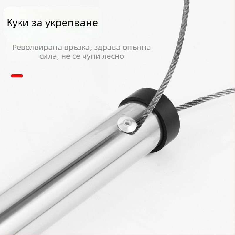 Уловител за котки и кучета с удължена пръчка от неръждаема стомана