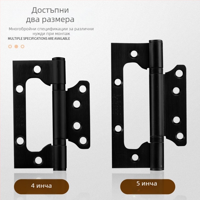 Лагерни панти за врати от неръждаема стомана, за дървени вътрешни врати, модел: Hinge, повърхностна обработка: електрополирани, марка: TIANJULE