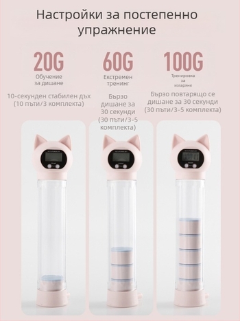 Nuopusi regulедиума дихателна гиря за домашна фитнес ABS конструкция, модел 025A, треньор за корем и белодробен капацитет