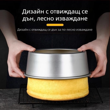 Pengyi Незалепващи форми за кекс със кръгло дъно – комплект за домашно печене