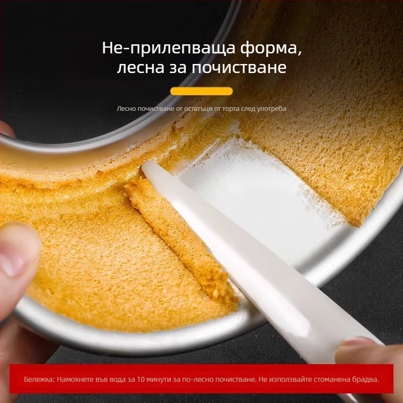 Pengyi Незалепващи форми за кекс със кръгло дъно – комплект за домашно печене