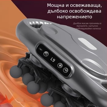 42-главен фасциален масажор за мускулна релаксация — многоглав перкусионен масажор за масаж на врата