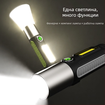 LED ръчно фенерче, CE сертифициран, номер на продукт 24U010352600, преносимо компактно външно осветление