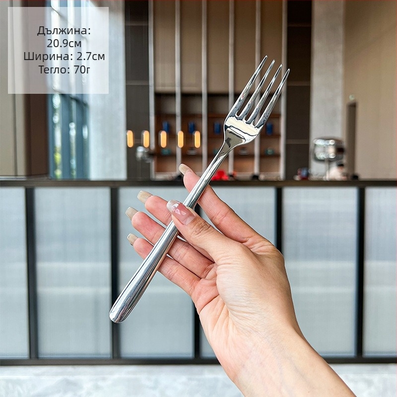 Комплект лъжички от 316 неръждаема стомана, лъжичка с кръгла глава, огледално полирани, модерен семпъл стил, модел C284D