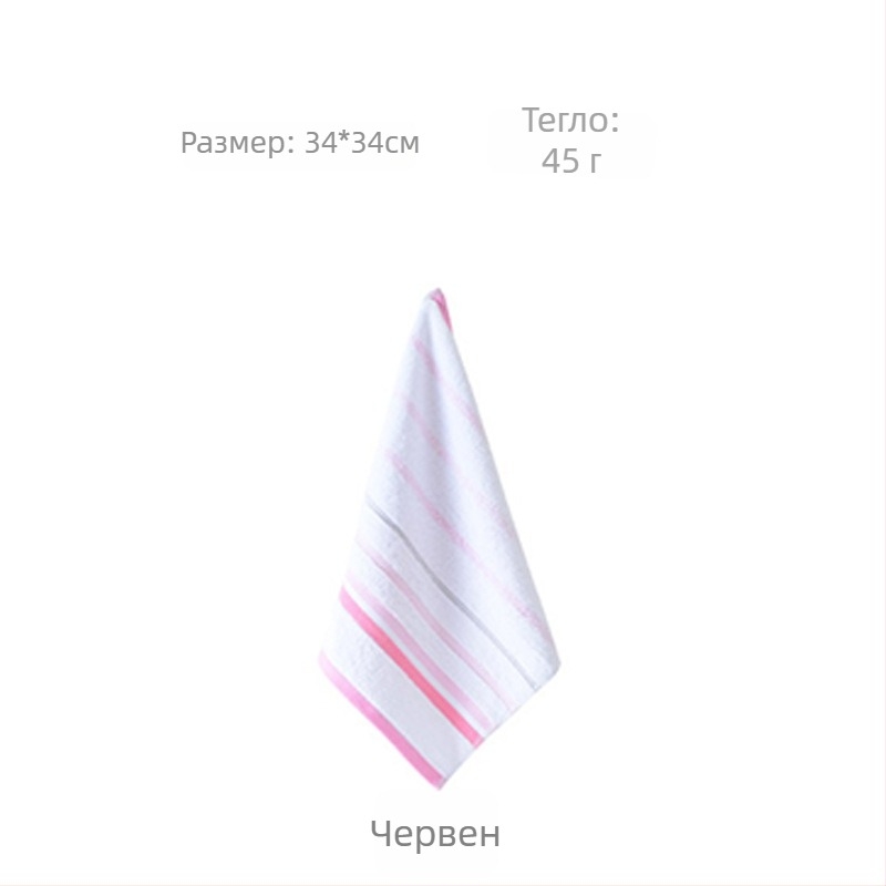 Памучна квадратна кърпичка за лице за деца и бебета, 45 g, 99% памук, бърза абсорбция 5–10 сек