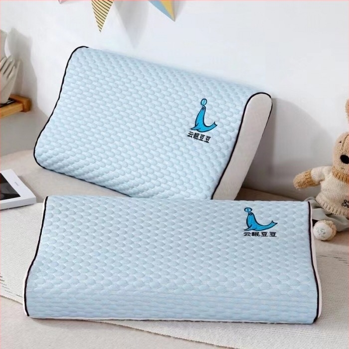 Възглавница от естествен латекс Yaslh с Ice Beans ядро, правоъгълна форма, съдържа латекс над 90%