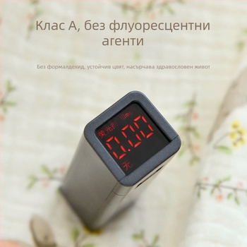 Бебешко наметало за къпане с качулка – чист памук, 200–300 g, за новородени до 3 години, всесезонно