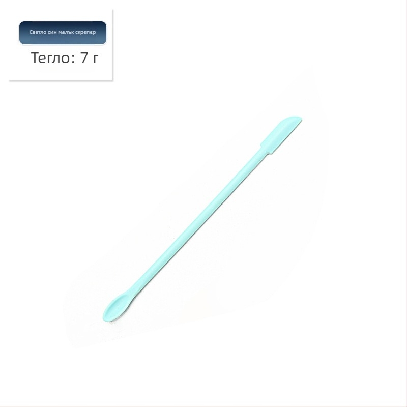 Комплект мини силиконови шпатули за печене с остри върхове, включва шпатула за бутилки и лъжичка за конфитюр, 3 части — силикон, Kenna, 2018