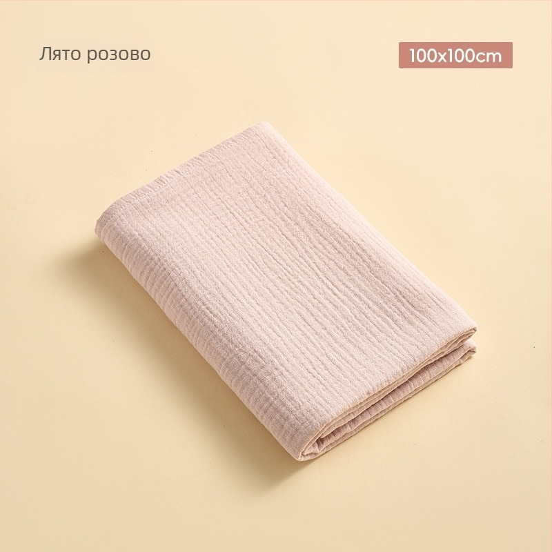 Бебешка двойнослойна марля кърпа, чист памук, тегло 100-200 g, за всички сезони, персонализирана обработка