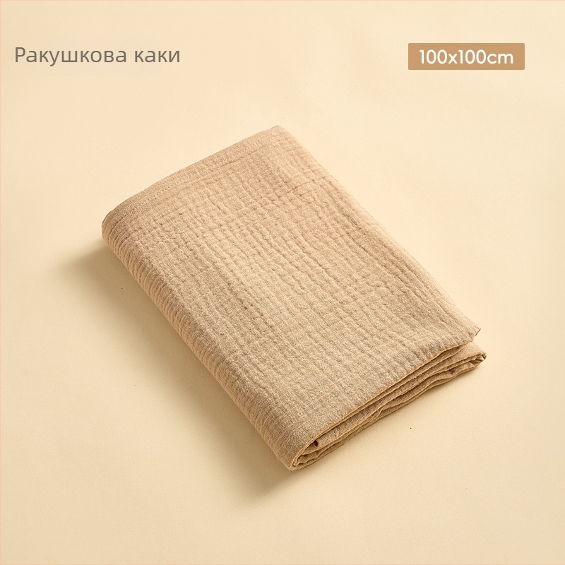 Бебешка двойнослойна марля кърпа, чист памук, тегло 100-200 g, за всички сезони, персонализирана обработка