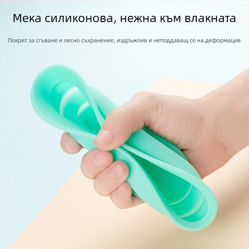 Почиствател за четки за грим от силикон, сгъваема купичка за почистване, модел XMS01