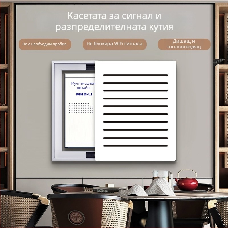 Декоративна стенна картина за електромерна кутия — рамкова, пейзажен мотив, еднопанелна, PVC сърцевина, външна рамка от PS, модерна резбована декоративна картина за дневна и трапезария