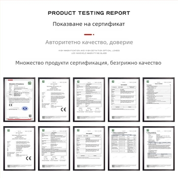 Портативен джобен микроскоп с LED осветление и UV детекция на банкноти, 60x увеличение, за идентифициране на бижута и културни реликви