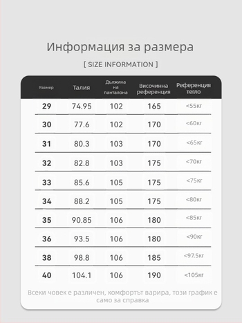 Мъжки дънки деним памук-еластан, водно измиване, прав силует, средна талия, цип