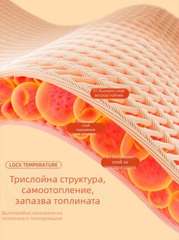 Мъжка тениска с дълъг ръкав и висока яка, подплатена с флийс; полиестрова смес с еластан и мулберова коприна; антибръчкова обработка