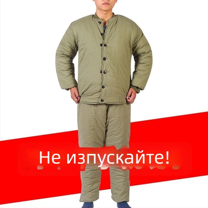 Памучно подплатено зимно яке — стар стил, 95% чист памук, мъжко облекло, пролет 2025