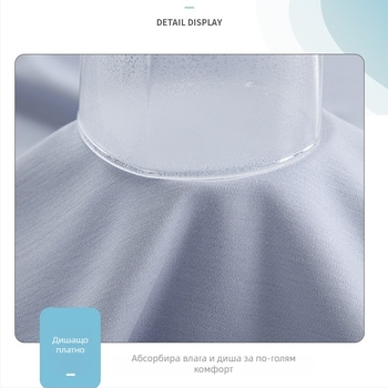 Modal мъжка лятна жилетка с широки рамене, кръгло деколте, 80-90% модал, средна плътност 161-180 g/m2