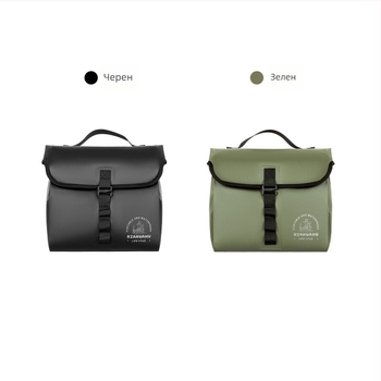 Велосипедна чанта PVC материал, 10L капацитет, водоустойчива, модел YA1636, код F210023