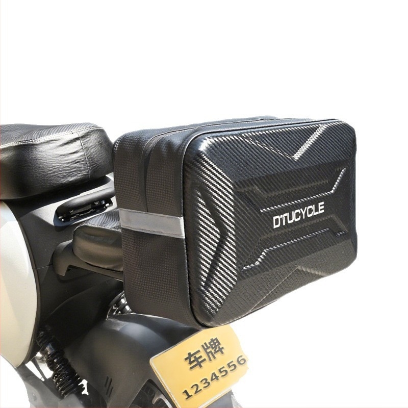 Задна чанта за електрически велосипед с EVA твърд корпус, водоустойчива, капацитет 12 л, DT1603