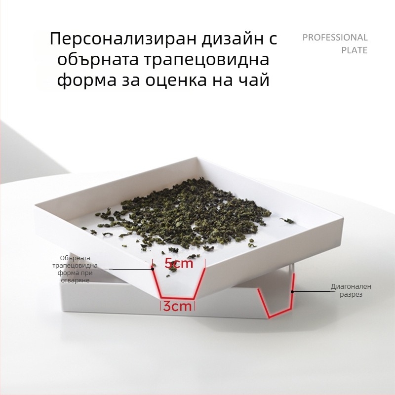Поднос за дегустация на чай от меламин, Xiangyi, полу ръчно/полу механично производство, тегло 300 г, възможност за персонализация