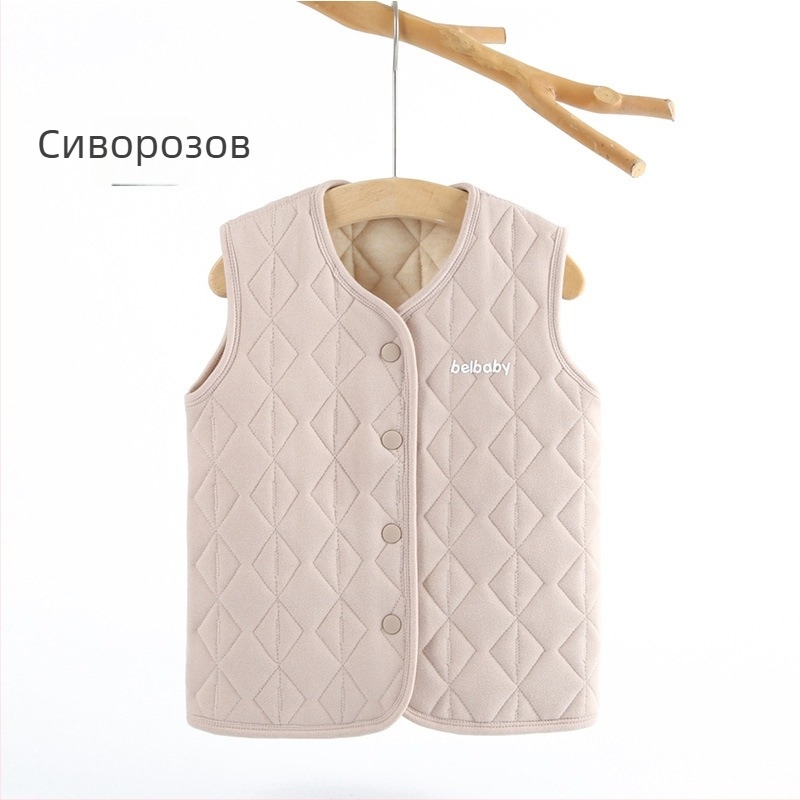 Детски вътрешен набор от палто с полиестерен пълнеж за есен и зима, дебел, топъл, 93% полиестер, флийс обработка