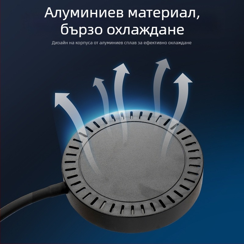 Naichong USB клип-LED осветление за аквариум за водни растения – енергоспестяващо LED осветление, клип-дизайн